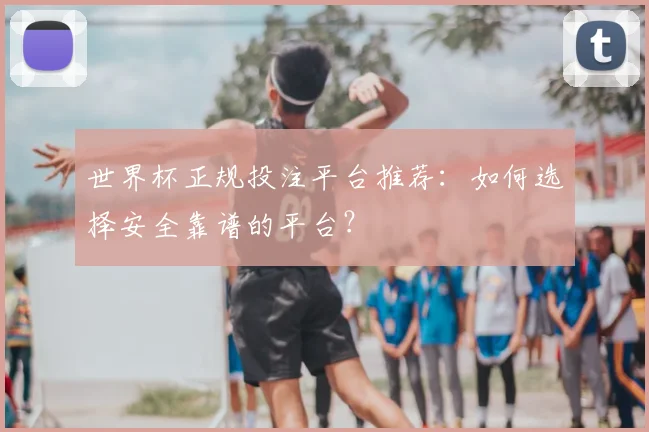 世界杯正规投注平台推荐：如何选择安全靠谱的平台？